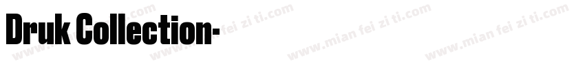 Druk Collection字体转换